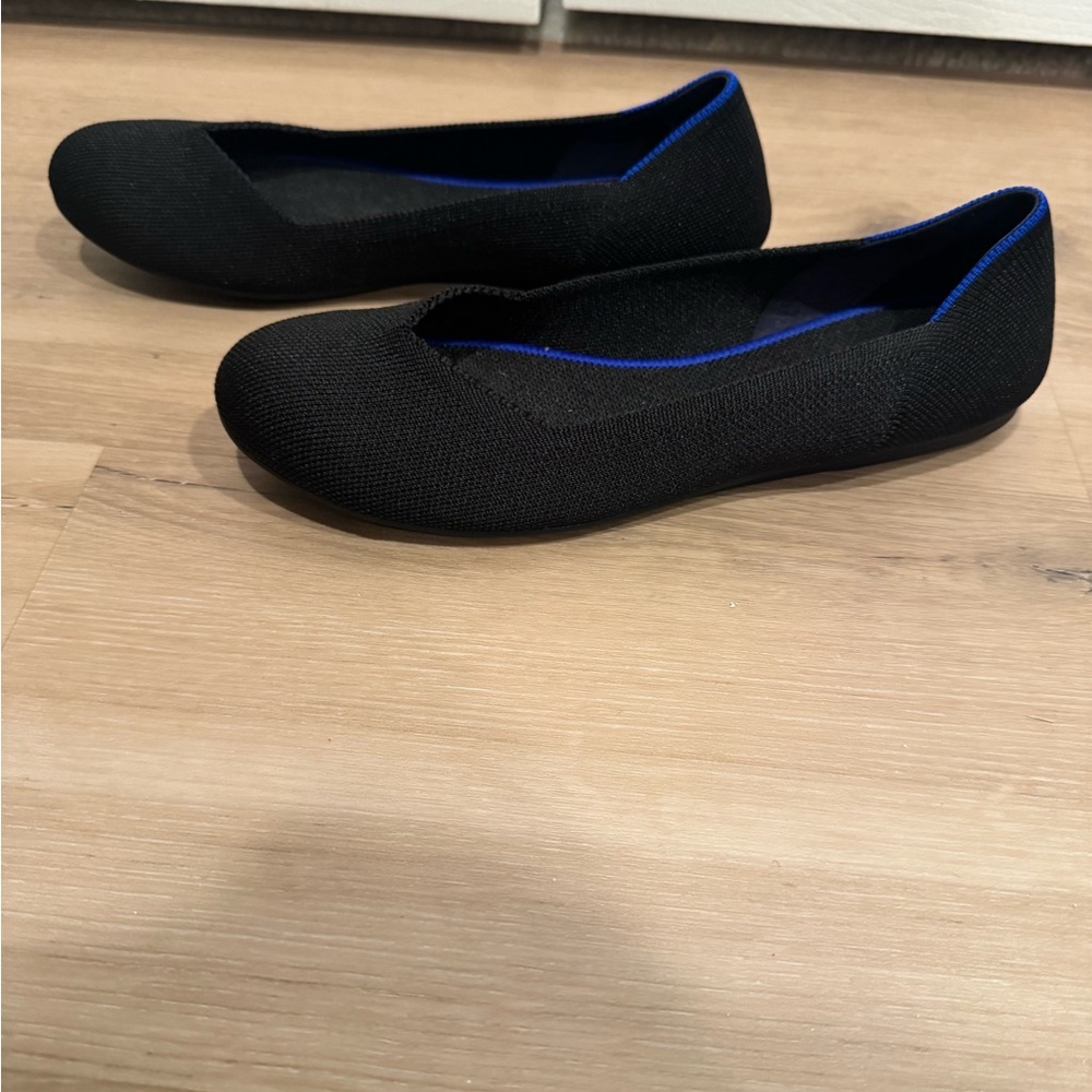 Rothy's Black and Blue Women's Loafers - Picture 3 of 4